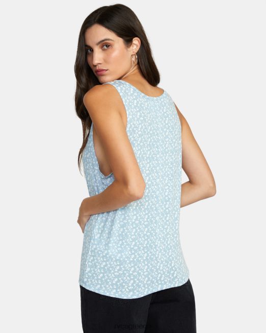 R422N81656 κομμένο φανελάκι RVCA γυναίκες ουρανοξύστη είδη ένδυσης