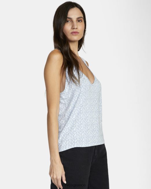 R422N81656 κομμένο φανελάκι RVCA γυναίκες ουρανοξύστη είδη ένδυσης