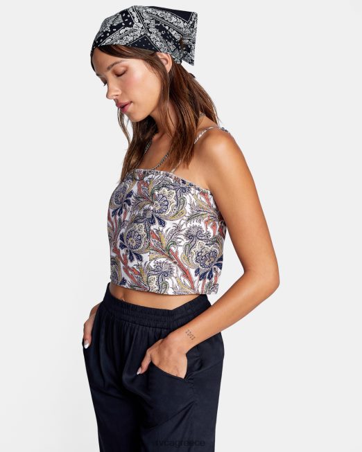 R422N81681 πλαϊνή νότα cami top RVCA γυναίκες σύννεφο είδη ένδυσης