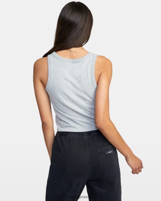 R422N81704 μαργαρίτα slim fit φανελάκι RVCA γυναίκες γκρι ρείκι είδη ένδυσης