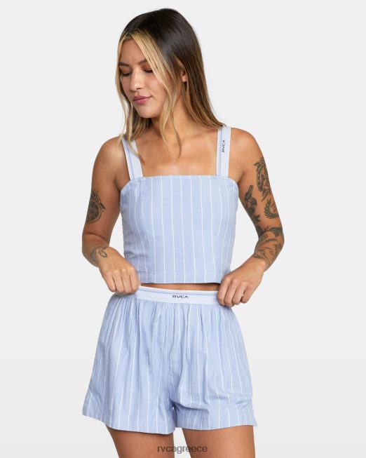 R422N81719 νυχτερινή καλλιέργεια δεξαμενής RVCA γυναίκες γκρι μωβ είδη ένδυσης