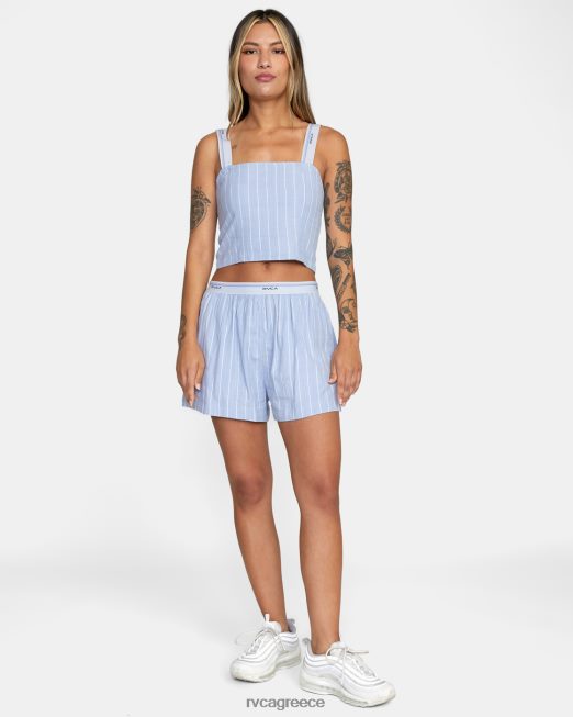 R422N81719 νυχτερινή καλλιέργεια δεξαμενής RVCA γυναίκες γκρι μωβ είδη ένδυσης