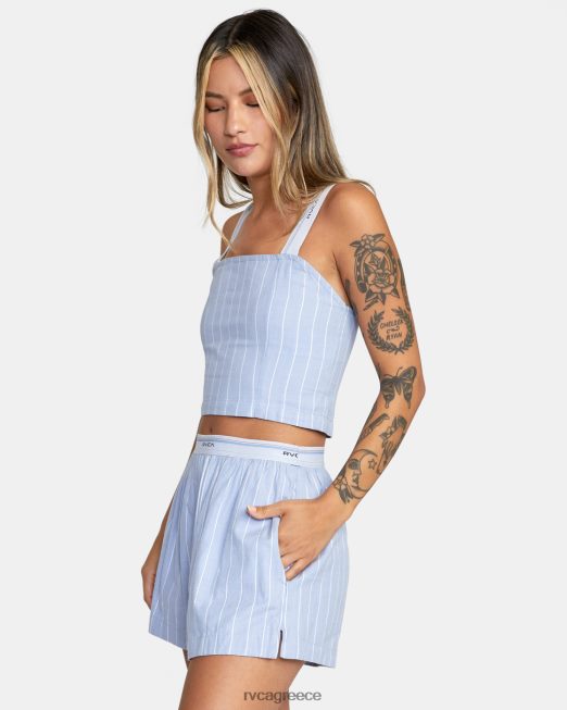 R422N81719 νυχτερινή καλλιέργεια δεξαμενής RVCA γυναίκες γκρι μωβ είδη ένδυσης