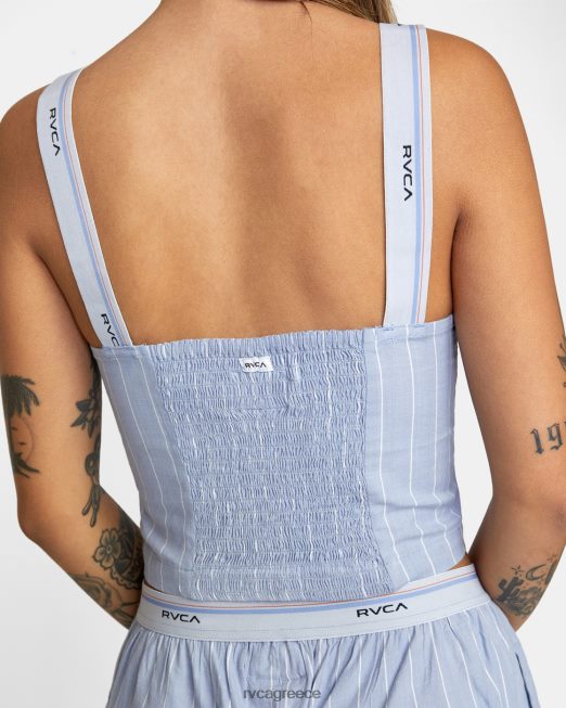 R422N81719 νυχτερινή καλλιέργεια δεξαμενής RVCA γυναίκες γκρι μωβ είδη ένδυσης