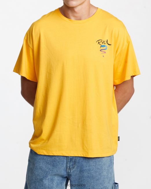 R422N8229 τριαντάφυλλο machado φίδι μπλουζάκι RVCA γυναίκες κατιφές είδη ένδυσης