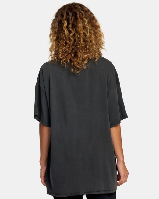 R422N8234 μπλουζάκι martin ander potal RVCA γυναίκες μαύρος είδη ένδυσης