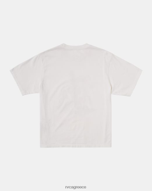 R422N8269 μανδροειδές μπλουζάκι RVCA γυναίκες vintage λευκό είδη ένδυσης