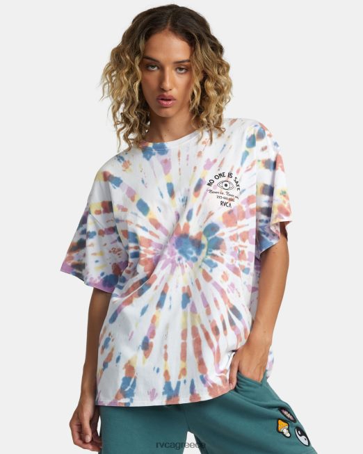 R422N8277 τριαντάφυλλο machado ποτέ δεν ήταν μπλουζάκι RVCA γυναίκες βαφή γραβάτα είδη ένδυσης