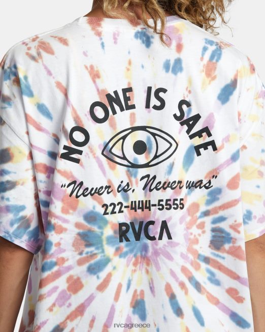 R422N8277 τριαντάφυλλο machado ποτέ δεν ήταν μπλουζάκι RVCA γυναίκες βαφή γραβάτα είδη ένδυσης