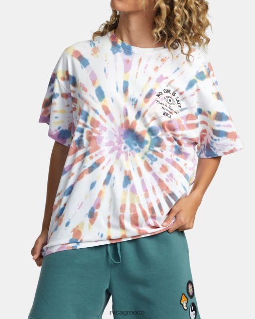 R422N8277 τριαντάφυλλο machado ποτέ δεν ήταν μπλουζάκι RVCA γυναίκες βαφή γραβάτα είδη ένδυσης