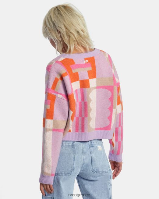 R422N8317 Ζακέτα καφέ jesse RVCA γυναίκες λεβάντα είδη ένδυσης