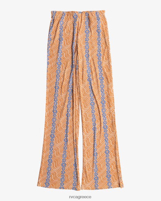 R422N81140 μέλι stretch ίσιο παντελόνι RVCA γυναίκες μανταρίνι είδη ένδυσης