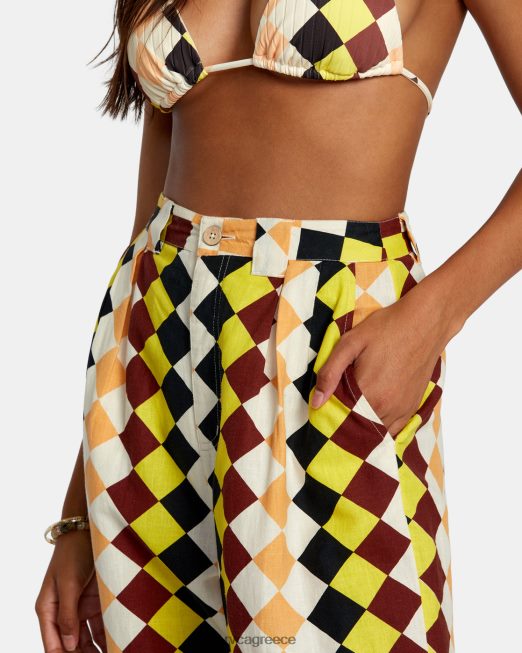 R422N81142 παντελόνι greenpacha peru φαρδύ παντελόνι RVCA γυναίκες πολυ είδη ένδυσης