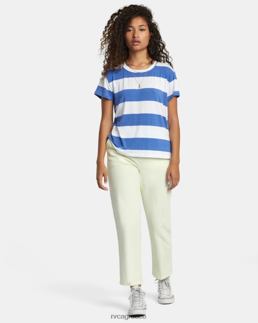 R422N81208 Σαββατοκύριακο βαμβακερό παντελόνι RVCA γυναίκες φυσικός είδη ένδυσης