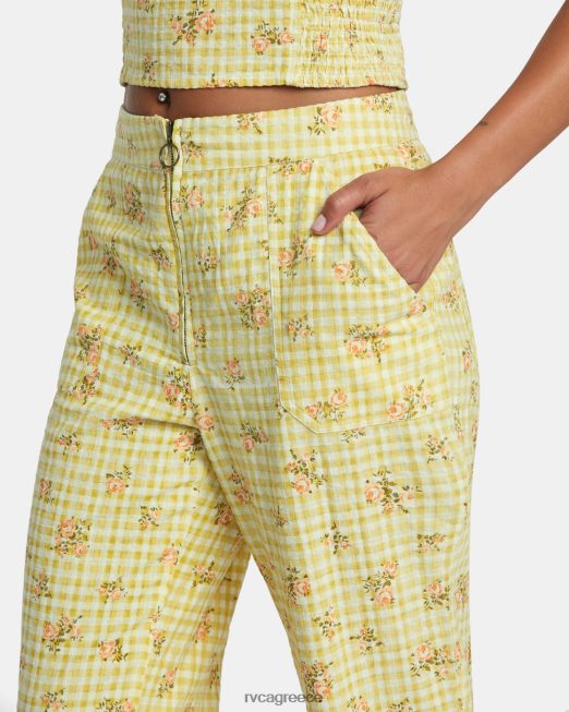 R422N81242 παντελόνι παντελόνι οπουδήποτε RVCA γυναίκες χρυσαφένιος είδη ένδυσης