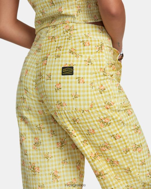 R422N81242 παντελόνι παντελόνι οπουδήποτε RVCA γυναίκες χρυσαφένιος είδη ένδυσης