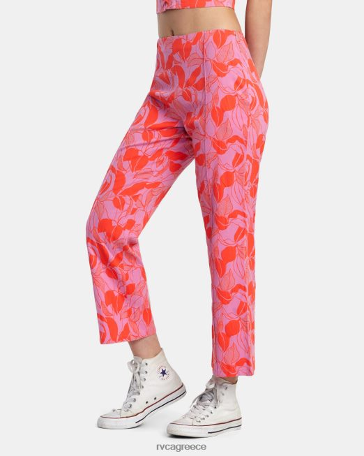 R422N81369 drip ψηλόμεσο παντελόνι RVCA γυναίκες κυκλάμινο είδη ένδυσης