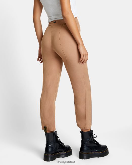 R422N81508 drip ψηλόμεσο παντελόνι RVCA γυναίκες ξύλο είδη ένδυσης