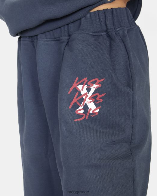 R422N81636 φούτερ maxwell RVCA γυναίκες κυκλοθυμικό μπλε είδη ένδυσης