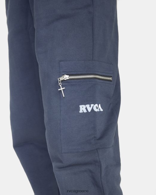 R422N81636 φούτερ maxwell RVCA γυναίκες κυκλοθυμικό μπλε είδη ένδυσης