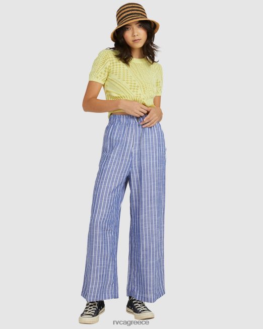 R422N81676 ναυτικό παντελόνι RVCA γυναίκες βαθύ γαλάζιο είδη ένδυσης