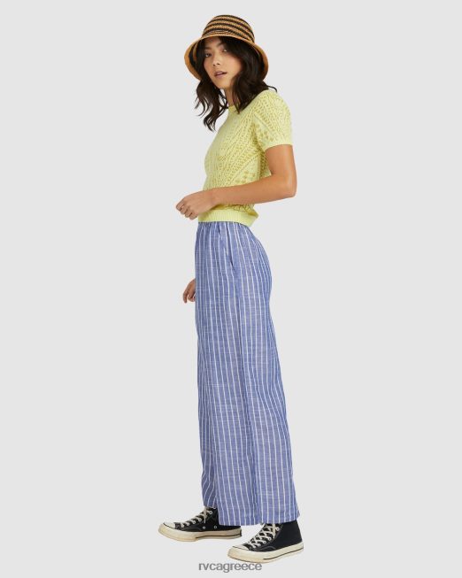 R422N81676 ναυτικό παντελόνι RVCA γυναίκες βαθύ γαλάζιο είδη ένδυσης