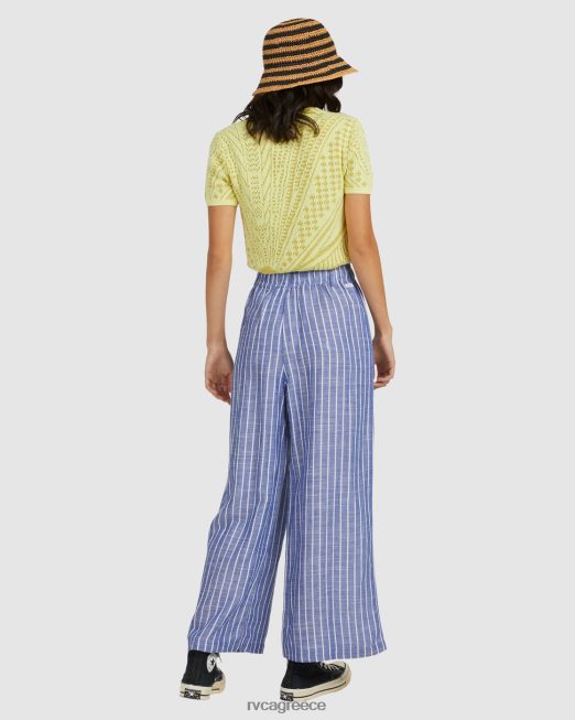 R422N81676 ναυτικό παντελόνι RVCA γυναίκες βαθύ γαλάζιο είδη ένδυσης