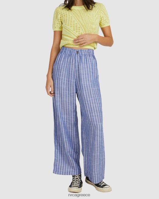 R422N81676 ναυτικό παντελόνι RVCA γυναίκες βαθύ γαλάζιο είδη ένδυσης