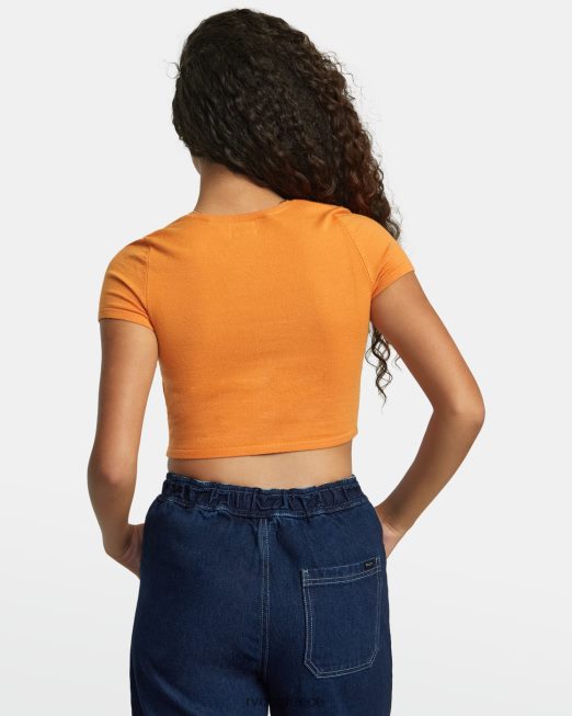 R422N81118 πουλόβερ δεκαετιών RVCA γυναίκες μανταρίνι είδη ένδυσης