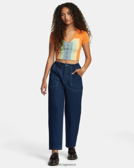 R422N81118 πουλόβερ δεκαετιών RVCA γυναίκες μανταρίνι είδη ένδυσης