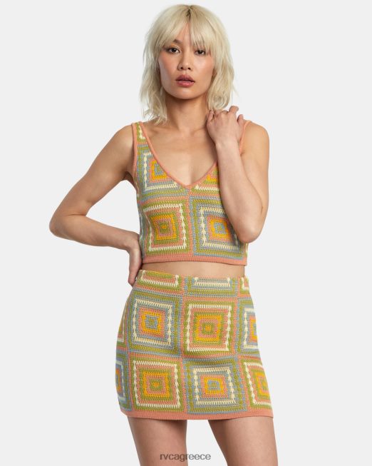 R422N81413 μπλούζα πουλόβερ σκιάς RVCA γυναίκες γκουάβα είδη ένδυσης