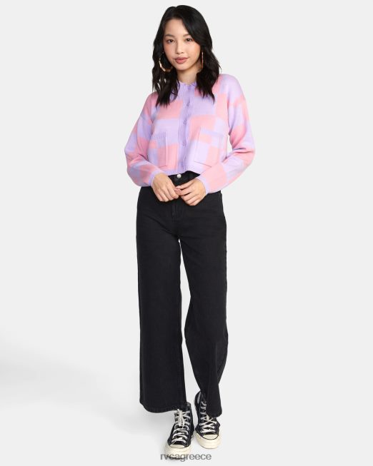 R422N81597 brady ζακέτα πουλόβερ RVCA γυναίκες λεβάντα είδη ένδυσης