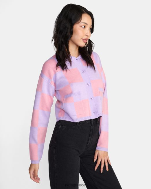 R422N81597 brady ζακέτα πουλόβερ RVCA γυναίκες λεβάντα είδη ένδυσης