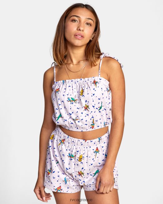 R422N81038 lp x klw crop top χωρίς κλουβί RVCA γυναίκες ροζ είδη ένδυσης