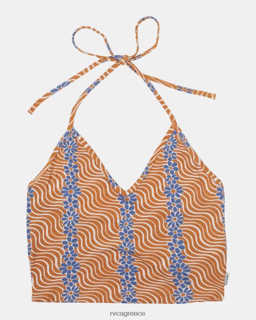 R422N81116 κορυφή καπίστρι ανατολής RVCA γυναίκες μανταρίνι είδη ένδυσης