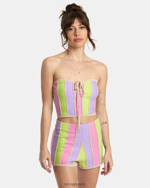 R422N81376 ανεβαίνοντας crop top RVCA γυναίκες πολυ είδη ένδυσης