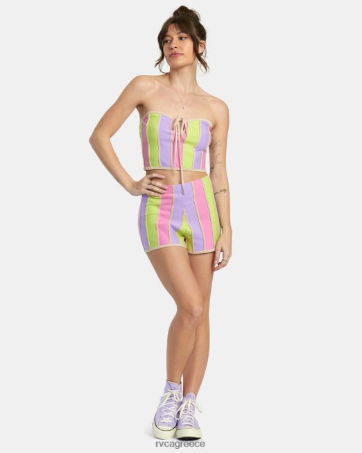 R422N81376 ανεβαίνοντας crop top RVCA γυναίκες πολυ είδη ένδυσης