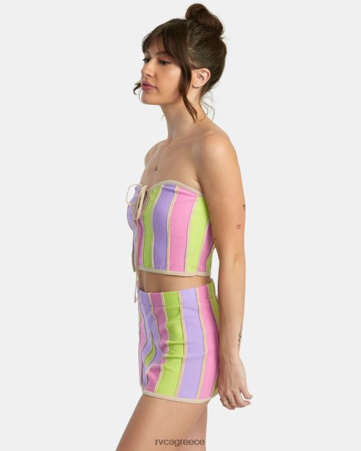 R422N81376 ανεβαίνοντας crop top RVCA γυναίκες πολυ είδη ένδυσης