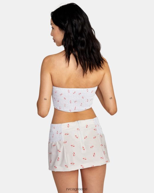 R422N81511 κορυφή σωλήνα καρδιοκατακτητή RVCA γυναίκες κρέμα είδη ένδυσης