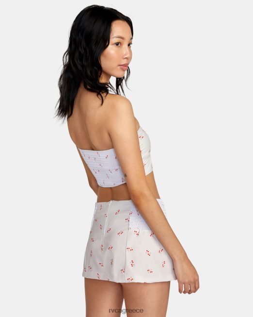 R422N81511 κορυφή σωλήνα καρδιοκατακτητή RVCA γυναίκες κρέμα είδη ένδυσης