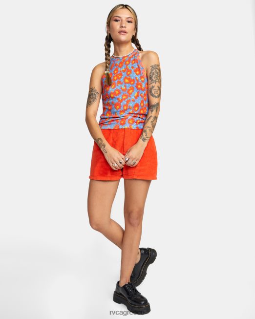 R422N81552 rave tank top RVCA γυναίκες κοβάλτιο είδη ένδυσης