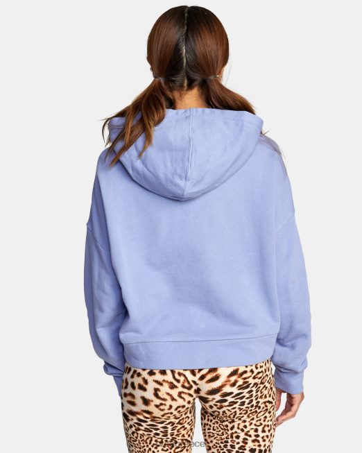 R422N81702 μικρό κουκούλα Βενετίας RVCA γυναίκες γκρι μωβ είδη ένδυσης