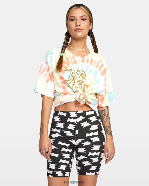 R422N81037 lp x klw push it ποδήλατο σορτς RVCA γυναίκες μαύρο άσπρο είδη ένδυσης