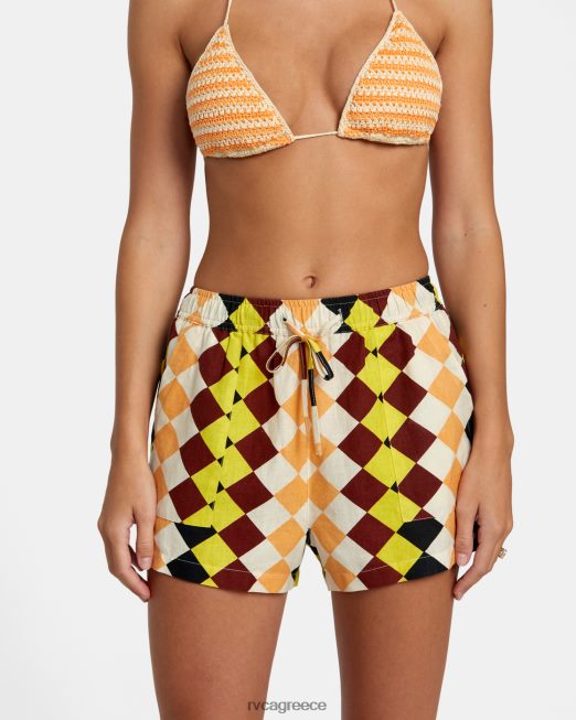 R422N81161 greenpacha cusco ελαστικό σορτς RVCA γυναίκες πολυ είδη ένδυσης