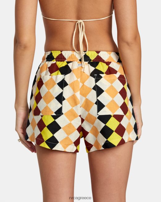 R422N81161 greenpacha cusco ελαστικό σορτς RVCA γυναίκες πολυ είδη ένδυσης
