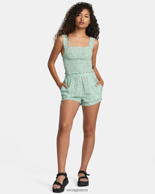 R422N81162 σορτς οικολογικό βισκόζη sawyer RVCA γυναίκες ΑΦΡΟΣ της ΘΑΛΑΣΣΑΣ είδη ένδυσης