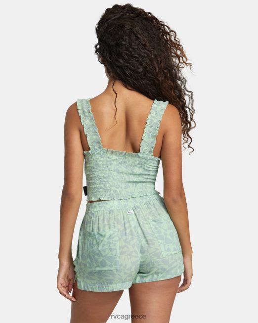 R422N81162 σορτς οικολογικό βισκόζη sawyer RVCA γυναίκες ΑΦΡΟΣ της ΘΑΛΑΣΣΑΣ είδη ένδυσης