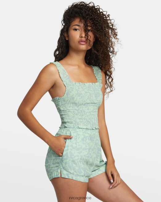 R422N81162 σορτς οικολογικό βισκόζη sawyer RVCA γυναίκες ΑΦΡΟΣ της ΘΑΛΑΣΣΑΣ είδη ένδυσης