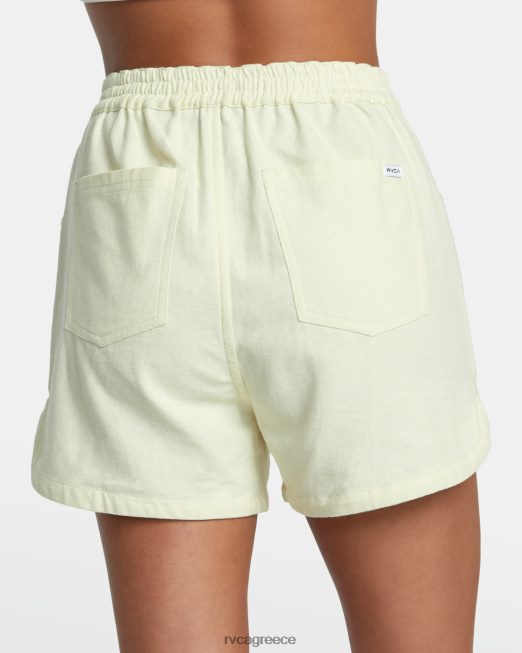 R422N81188 σορτς από καμβά βενετίας RVCA γυναίκες φυσικός είδη ένδυσης