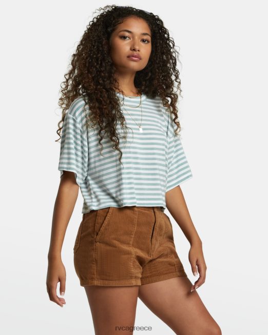 R422N81195 κοτλέ σορτς ημέρας RVCA γυναίκες χώμα σιένης είδη ένδυσης